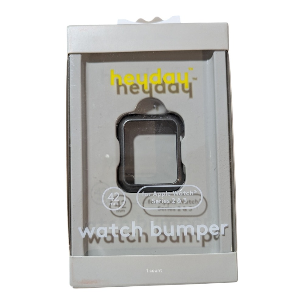 F9. Heyday Watch Bumper Hard Shell 42mm for Apple Watch‎ series 2 & 3 - Gunmetal